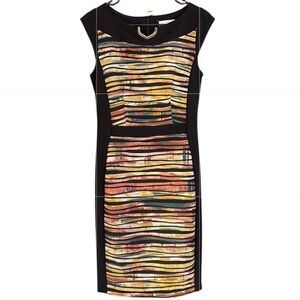 EUC Joseph Ribkoff Textural Illusion Shoft Dress Size 8